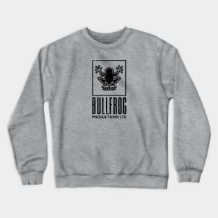 BULLFROG vintage black logo Crewneck Sweatshirt